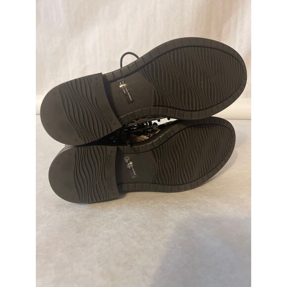 Report Zander Snake Print  Lace Up Zip Side Solid Mesh Toe Combat Boot Size 7 - Picture 8 of 9